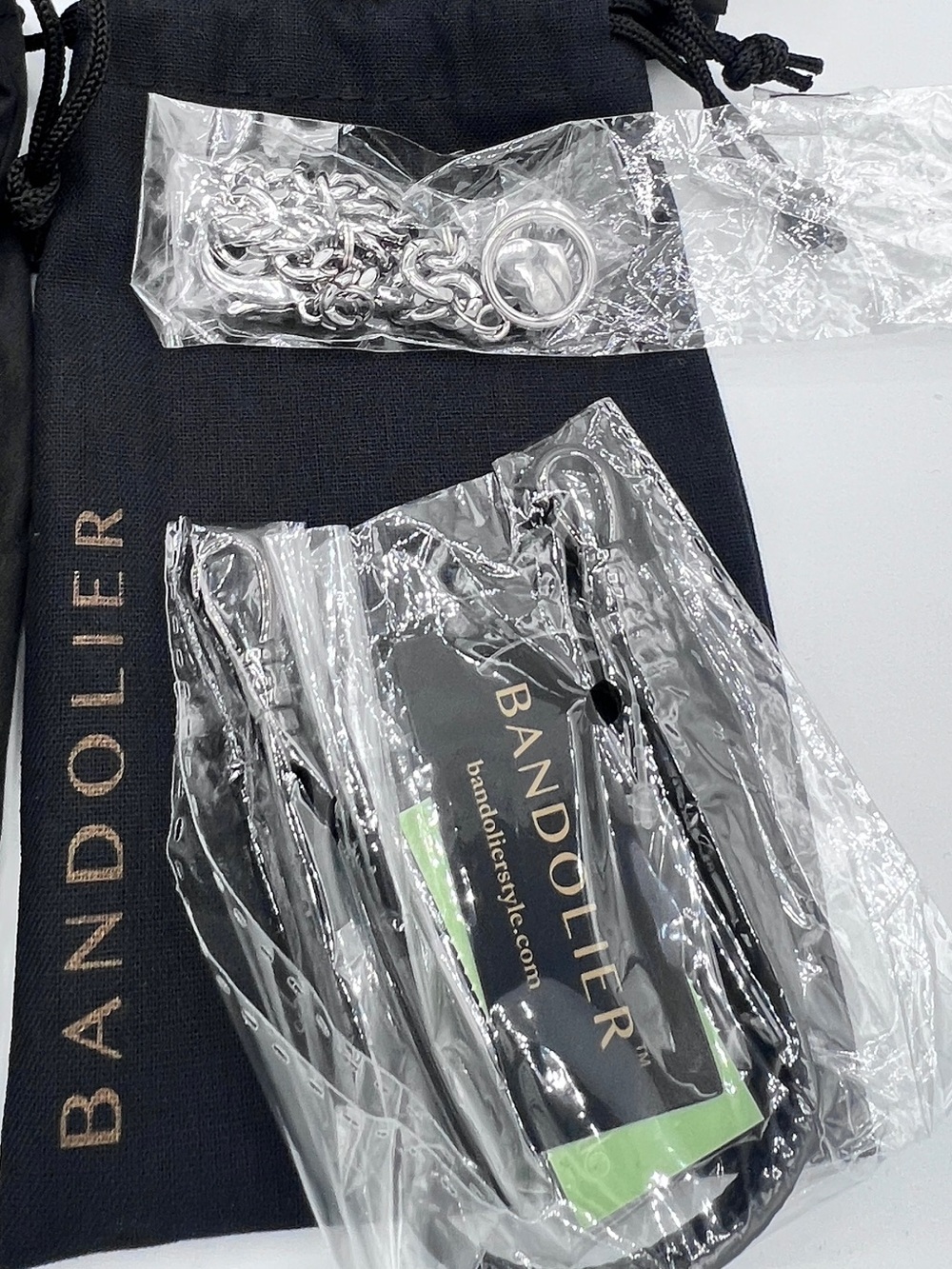 BANDOLIER Bundle Black Hailey Case, Expanded Pouch, 4 straps NWT 13 ProMax - Picture 10 of 11